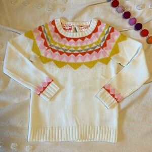 Cat & Jack Fair Isle Sweater - 5T - NWOT
